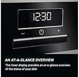 AEG 6000 Built In Electric Double Oven DEB331010M, Multilevel Cooking, 66L Main Capacity, 875x560x550 mm, Enamel Cleaning, LED Display, Stainless Steel