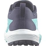 Salomon Women's Sense Ride 5 Hiking shoe, Cashmere Blue Carbon Peacock Blue, 6 UK
