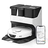 roborock S7 Max Ultra Robot Vacuum Cleaner with Mop, Self-Drying,Auto Mop Washing,Self-Emptying & Refilling,Dock Self-cleaning Vacuum Cleaner,Active Obstacle Avoidance, Auto Mop Lifting (White)