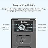 SMALLRIG 2 Pack 1030mAh Replacement Battery for Sony NP-FW50, Dual Charger with USB-C Port,Fit for Sony ZV-E10, A6000, A6500, A6300, A6400, A7, A7 II, A7R II, A7S II, A7S, A7R, RX10-3818