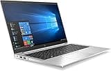 HP EliteBook 840 G7, 14" FHD Display, Intel Core i5-10210U, 16GB RAM, 512GB SSD, Backlit Keyboard, Fingerprint Reader, Wi-Fi, Windows 11 Pro, Lightweight & Sleek Design for Business (Renewed)