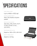 Canon PIXMA TR150 Wireless Portable Colour Inkjet Printer w/Battery - A4 Print | Wi-Fi, 2.4 and 5 GHz Support, Smartphone Printing | USB Charge | Compatible w/iOS, Android, Windows