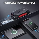 Car Jump Starter, FLYLINKTECH 4000A 12V Portable Car Battery Booster Jump Starter Power Pack (up to 9.0L Gas Or 8.5L Diesel Engine), Power Bank with LED Flashlight, IP67