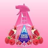 Astonish Special Aromatic Edition Multi-Purpose Anti-Bacterial Surface Cleanser Spray, Pomegranate and Raspberry Scent, 12 X 750ml