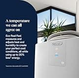 De'Longhi Pinguino AP98 Gentle Jet Portable Air Conditioning Unit, 11500 BTU/h, For Rooms up to 100m3