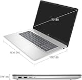 HP 17.3" FHD Business Laptop 2024, 32GB RAM, 1TB SSD, 12th Gen Intel Core i3-1215U (6-Core, Beat i5-1135G7), Wi-Fi, Long Battery Life, Webcam, Numpad, Windows 11 Pro, KyyWee Accessories