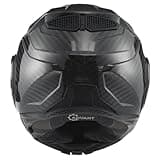 LS2 FF901 Advant X Carbon Black Modular 180° Flip Front Dual Visor Full Face Motorbike Helmet Sport. ECE 22.06 Certified. Complete With Pinlock and Luxury Camo Backpack Style Carry Bag - XS (53-54cm)