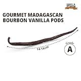 Vanilla Mart - Madagascan Vanilla Pods - Pack of 10 - Grade A Vanilla Beans - Premium Madagascar Vanilla - Vanilla Pods & Beans From Around The Globe