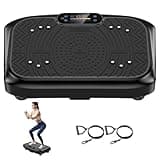 Vibration Plate Exercise Machine,Whole Body Workout Power Vibrate Fitness Platform Vibration Plate for Lymphatic Drainage, Weight Loss & Shaping