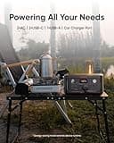 Jackery Explorer 500 v2 Portable Power Station, 230V/500W Pure Sine Wave Solar Generator, 1000W AC Output Power Station, 512Wh LiFePO4 Lithium Camping Battery Backup for Picnics, Fishing, Travel