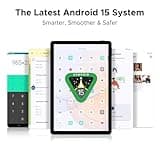 DOOGEE 2025 Newest Android 15 Tablets, U11 11 Inch Tablet,16GB RAM+128GB ROM (TF 2TB), 8580mAh, Octa Core,5G WiFi Android Tablets| Widevine L1 | Netflix | Bluetooth 5.0 | 13MP+5MP | GPS | OTG - Black