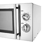 Caterlite 900W Manual Microwave and Grill 23 Litre, Stainless Steel, Silver, 5 Power Settings, Timer Range: 30 mins, Dimensions: 281(H) x 483(W) x 396(D) mm, CK018
