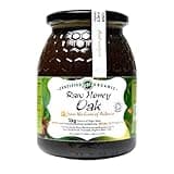 Antonio's RAW CERTIFIED ORGANIC OAK HONEY, 1kg - Antibacterial Mountain Honey, Platinum Award Winning, Unpasteurised, Single Origin - The Raw Honey Shop
