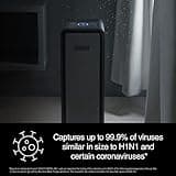 Braun Scan & Clean Air Purifier - Permanent Washable Filter - Large Rooms, Offices, Kitchens, Bedrooms, Classrooms up to 129m2 - Triple Filtration - Allergy, Pollen, Hayfever, BFD104BE