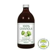 6 x 100% SOURSOP JUICE, 6 x 500ml. Unfiltered. Vegan. Made from 100% Soursop-Pulp. Guanabana. Corossol. Graviola.