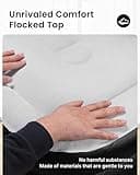 Airefina King Inflatable Air Mattress, Air Bed with Built-in Electric Pump, Double Blow Up Mattress in 3 Mins Self-Inflation, Flocked Surface Guest Airbed for Home Portable Camping 203x152x46cm