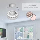 ELRO FS1805 | 2-Piece Smoke Alarm Set | Magnetic Mounting Kit | 5-Year Battery | Complies with European Standard EN14604 | White | Set of 2