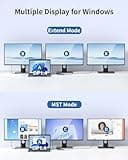 Laptop Docking Station, USB C Dual HDMI Adapter, 9 IN 1 USB C Dual Monitor Docking Station with 2 HDMI, DisplayPort, 3 USB, 100W PD, SD/TF for MacBook Pro 2020-2016, MacBook Air 2020-2018
