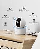 GALAYOU 2K WiFi Pet Camera, Home Security Camera Indoor for Dog, Cat, Baby Monitor Camera, 360° Wireless, Motion Tracking, Night Vision, 2-Way Audio, Works with Alexa&Google Home G2 (2P)