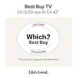 LG evo OLED42C44LA 42-Inch 4K UHD Smart TV, (α9 AI Processor, Dolby Atmos, Freeview Play and Amazon Alexa, 120Hz), Umber Brown [Model 2024]