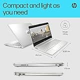 HP Laptop PC 15s-fq2016sa - Intel Core i5-1135G7 Processor - 8GB RAM - 512GB SSD - Intel Iris Xe GPU - 15.6 inch Full HD 16:9 Display - Windows 11 Home - Natural Silver