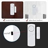 Magnetic Door/Window Alarm Doorbell, Wireless Security sensor Burglar Alarm System Loud 90 dB, Shed Garage Vibration Entry Warnning Detector, for Office/School/Hote/Hom/Store Security (10)