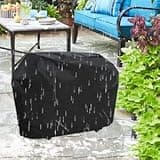 BBQ Cover Waterproof Heavy Duty Large BBQ Covers Large Heavy Duty Oxford Cloth Waterproof & Dust-proof Outdoor BBQ Grill Cover 170x61x117cm