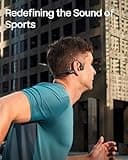 SHOKZ OpenRun Pro 2 Bone Conduction Sports Headphones, Open-Ear Wireless Earphones with Bluetooth 5.3, Noise Cancelling Mics, IP55 Waterproof, 12h Playtime for Running, USB-C Quick Charge, Black