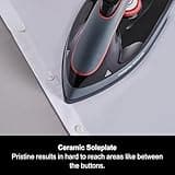 Morphy Richards Power Steam Elite + Steam Generator Iron, Ceramic Non-stick Soleplate, 310g Steam Boost, 200g Steam Output, 6 Bar, Auto Clean, 1.3L Water Tank, 1.8m Cord, 2400W, Black/Red, 332013