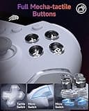 EasySMX X20 Wireless PC Controller with 7 Light Colours RGB/Hall Joystick Trigger, Mechanical Buttons, Bluetooth Gamepad for PC/Switch/Android/iOS/Steam/Mobile,Rechargeable Battery (1000mAh)