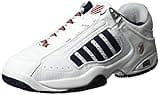 K-Swiss Performance Defier Rs, Men's Tennis Shoes, White (White/Dressblues/Fieryred 38), 9 UK (43 EU)