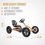 BERG Buddy B-Orange Unisex Children's Pedal Go-Kart