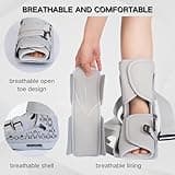 Air Cam Walking Fracture Boot, Medical Short Orthopaedic boot for Broken Foot Sprained Ankle, Inflatable Walker Brace for Post-Op Support (L)
