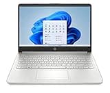 HP 14" Laptop | Intel Core i3-1215U Processor | 8 GB RAM | 256 GB SSD | Intel UHD Graphics | FHD Display | Up to 8hrs battery | Windows 11 | Dual Speakers | Natural Silver | 14s-dq5003sa