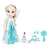 Disney Die Eiskönigin - Frozen - Singing Elsa doll 35 cm, sings Let It Go, includes accessories for extra fun, perfect girls from 3 years, 225306, turquoise
