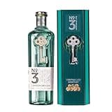 No.3 London Dry Gin With Gift Box, Voted Best Gin in The World 4 Times, Great For Cocktails Including Martini, Cocktail Mixer for Negroni, 46% ABV,70cl