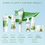 Aloe Vera Daily Skin Care Gift Box Set Daily Moisturizing & Nourishing Fresh Orange Essence Skin Care Set Vitamin Essence Six-piece Set,For Valentine's Day And Festival Gift