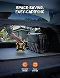 AstroAI Car Tyre Inflator Air Compressor 12V DC & 160PSI Integrated Metal Structure Digital Car Tyre Pump with LED Light, Preset Pressure and Auto Stop for Car Bike Motorcycle, and Others