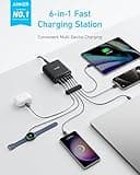 Anker USB C Charger, 6 Port Charging Station with 112W Power, for iPhone 16/15/14/13/12 Series, MacBook, Galaxy, iPad, and More (Cable Not Included)