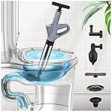 Mieaoll Toilet Unblocker, Toilet Unblocker Heavy Duty, Drain Unblocker Tool, for Bathroom Toilet Sink Floor Use