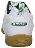 Hi-Tec Men's Squash Trainer, White/Dark Green, 9.5 UK
