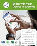 OxiPro BP2 Smart Blood Pressure Monitor with App - CE Approved Blood Pressure Machines - Universal Small to Large Cuff - Email BP Monitor Results to Your NHS Doctor via Included App - UK, White