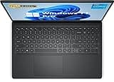 Dell 2024 Inspiron 15 Business Laptop, Free Microsoft Office 2021 with Lifetime License, 15.6" FHD 1920 x 1080, Intel 10-Core i5-1235U, 16GB DDR4 RAM, 512GB PCIe SSD, Windows 11 Pro, Black