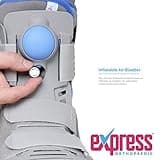 Express Orthopaedic® - Medically Approved - Ultra SHORT Air Walker Fracture Boot for Foot & Ankle Fractures, Sprains, Injuries (XL (Shoe Size UK 11-13.5))