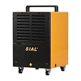 SIAL 30L/Day Refrigerant Dehumidifier for Basement, Garage & Workshop | Auto-Defrost Commercial Unit for Cellars | Portable High-Capacity Model with Timer