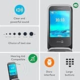 Doro 2800 4G unlocked basic mobile phone for seniors with loud and clear sound, large buttons, talking number keys, camera, assistance button and USB C charging lead [UK and Irish version] (Graphite)
