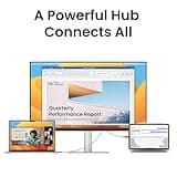 BenQ MA270U 27 inch 4K 3840x2160 Monitor for MacBook Pro/Air, Dual USB-C, 90W Power Delivery, Mac Color Match, USB Hub, Brightness & Volume Control on Mac, Adjustable Stand, P3 Color Gamut