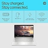 HP Laptop PC 15s-fq2016sa - Intel Core i5-1135G7 Processor - 8GB RAM - 512GB SSD - Intel Iris Xe GPU - 15.6 inch Full HD 16:9 Display - Windows 11 Home - Natural Silver