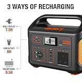 Jackery Portable Power Station Explorer 500, 518Wh Outdoor Backup Mobile Lithium Battery Pack with 230V/500W AC Outlet for holiday RV Camping, Outdoor Adventure, Emergency