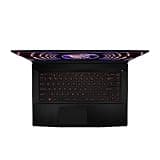 MSI Thin GF63 Gaming laptop (12VF-294UK), Intel Core i7-12650H, 15.6" FHD 144Hz Panel, NVIDIA GeForce RTX 4060 GDDR6, 8GB*2 DDR4, 512GB NVMe PCIe SSD, Windows 11 - Black